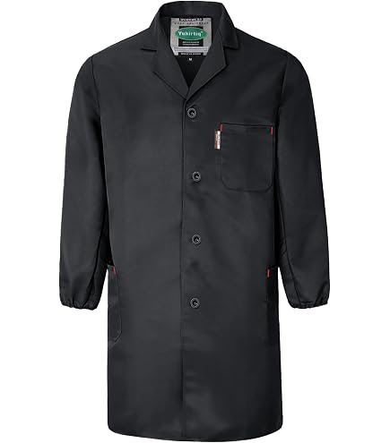 SUSHIMIAN Work Coat Mens Laboratory Coat Long Jacket Warehouse